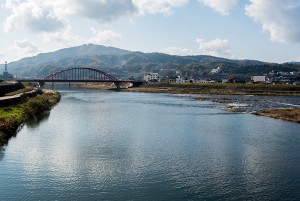 西城川と馬洗川の合流点（水道橋からの眺め）
